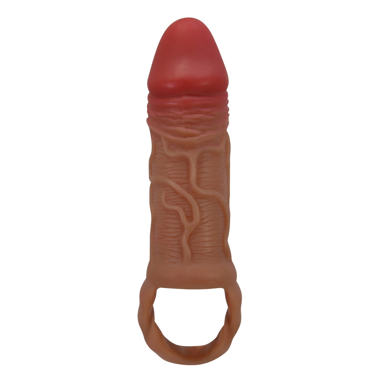 Baile - BI-026211-2 - Penis Sleeve Brown 15,5 Cm Dia 3,2 Cm - 6,1 Inch Extender