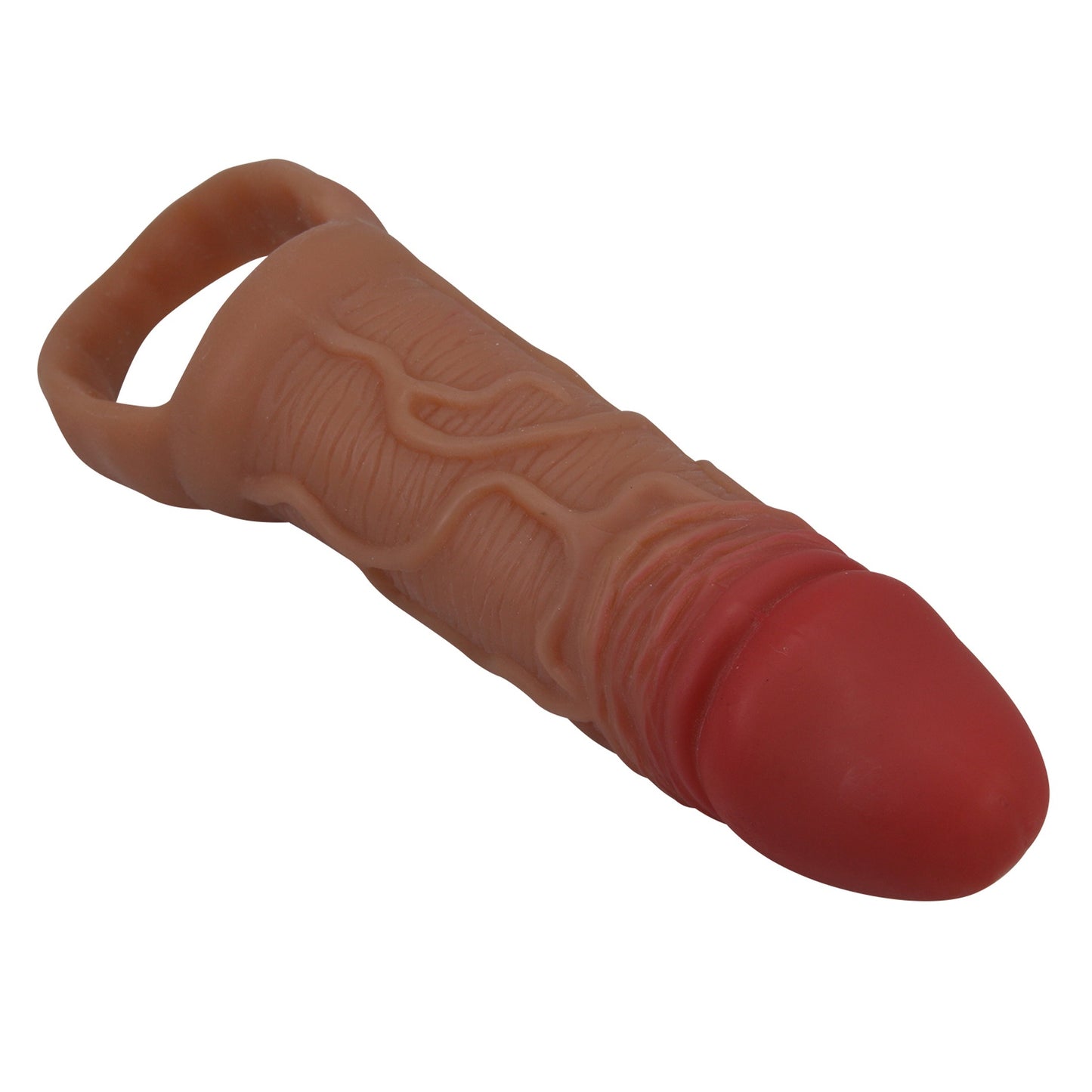 Baile - BI-026211-2 - Penis Sleeve Brown 15,5 Cm Dia 3,2 Cm - 6,1 Inch Extender