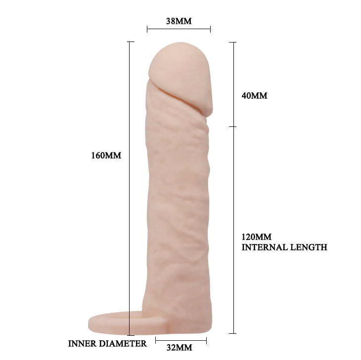 Baile – BI-026228 – Penis Sleeve Flesh 16 cm Ø 3,8 cm