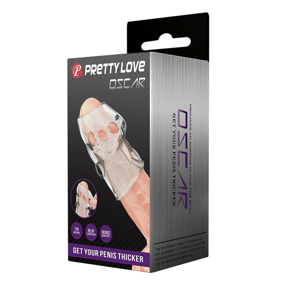 Pretty Love - Oscar - Penis Sleeve - Clear