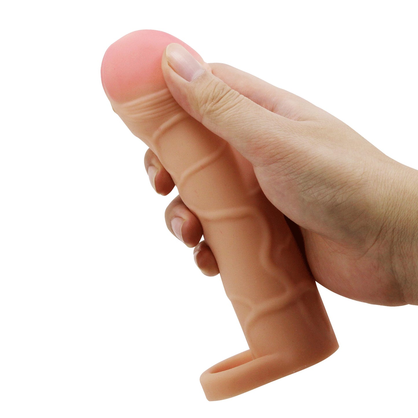 Baile - BI-026253 - Penis Sleeve Flesh 16,5 Cm Dia 3,7 Cm Inner Dia 2,44 Cm - Extender
