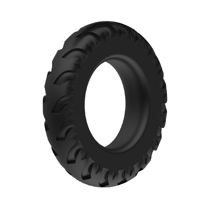 Baille - BI-210146 - Titan SIlicone Cockring Black Lenght 3,9 cm dia 1 cm