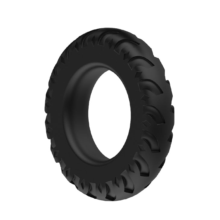 Baille - BI-210146 - Titan SIlicone Cockring Black Lenght 3,9 cm dia 1 cm