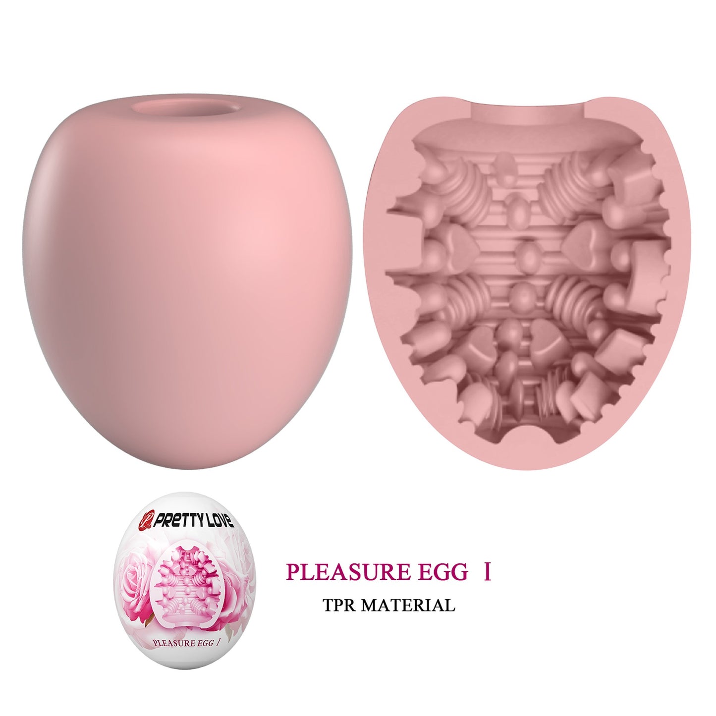 Pretty Love - Masturbator Eitje - Pleasure Egg 2 - Abs / Tpr