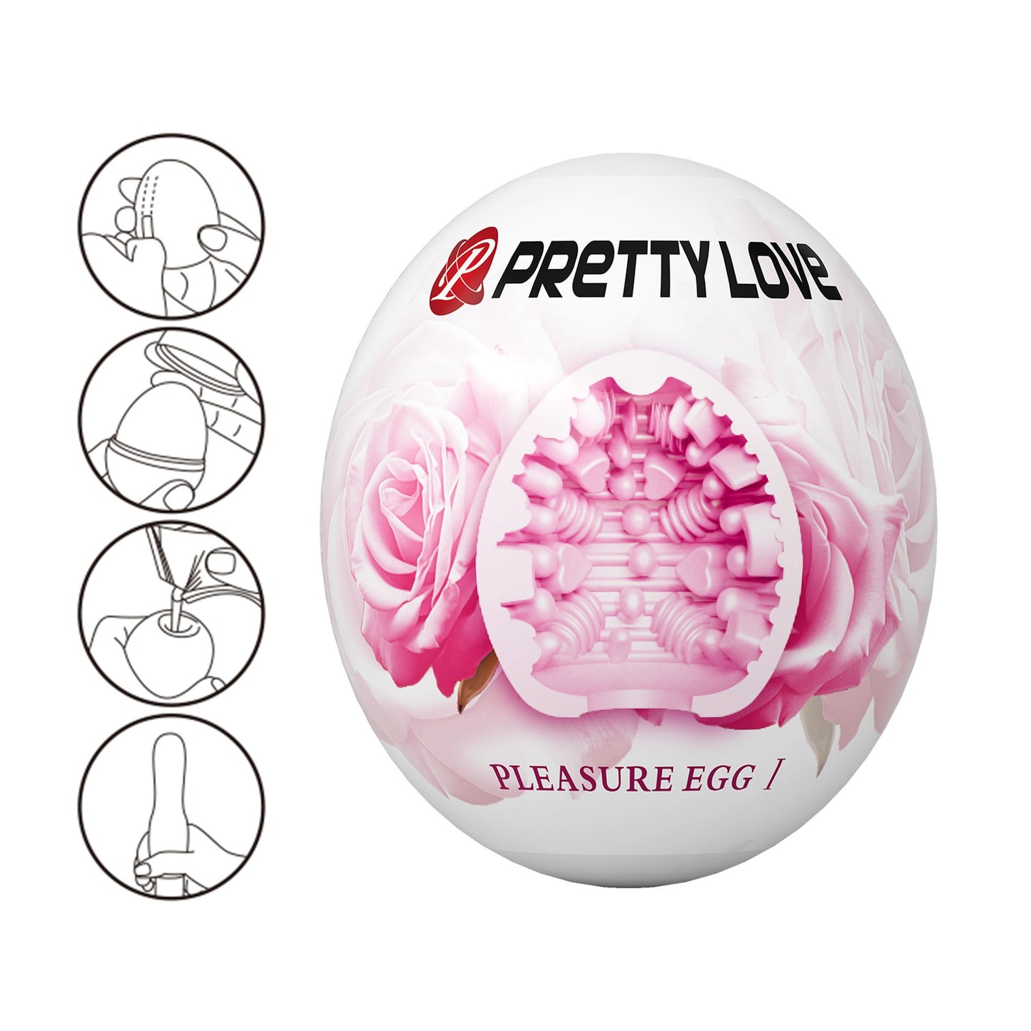 Pretty Love - Masturbator Eitje - Pleasure Egg 2 - Abs / Tpr