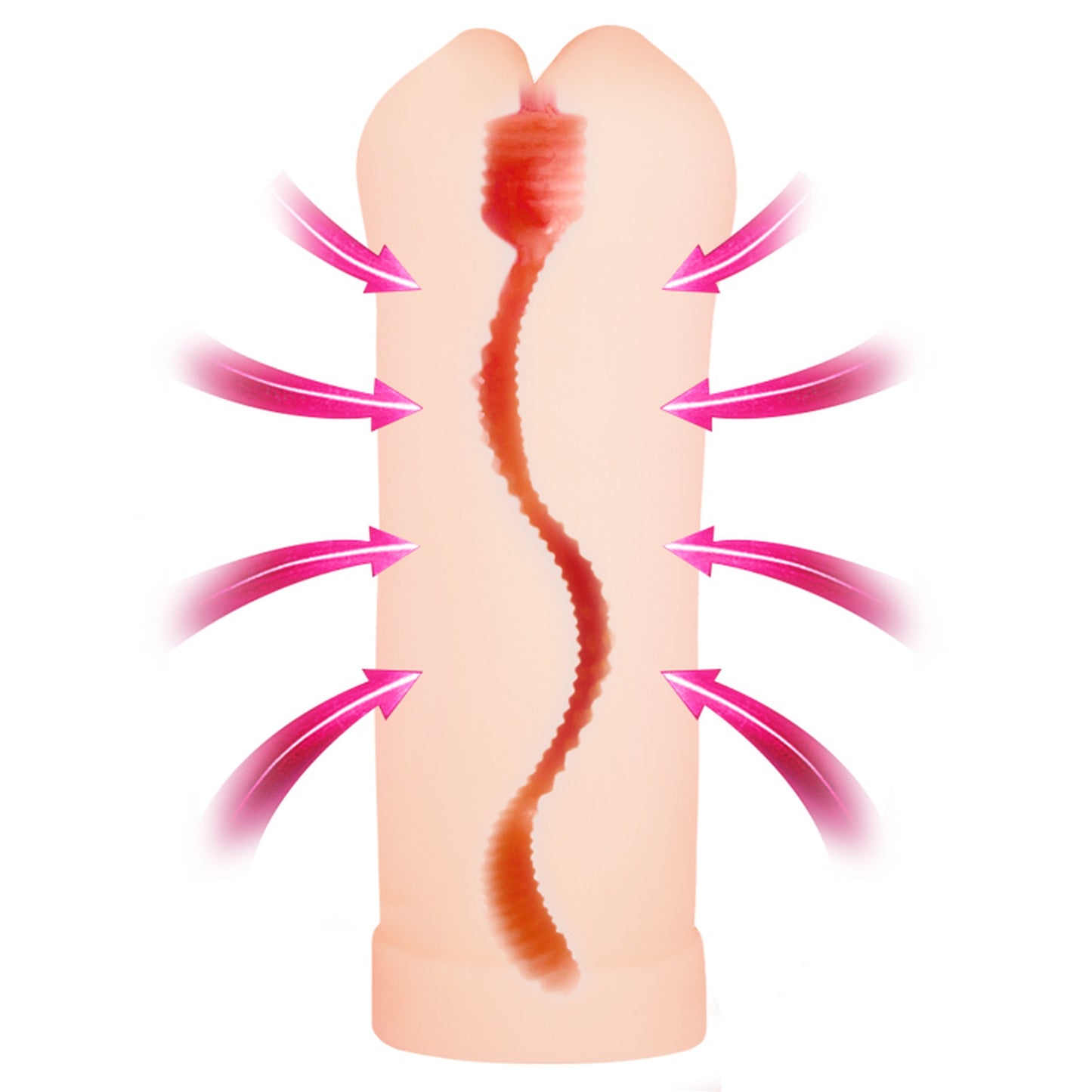 Baile - BM-009164 -  Angel Passion Lady3D Maturbator - Length 160 MM Dia 65 MM