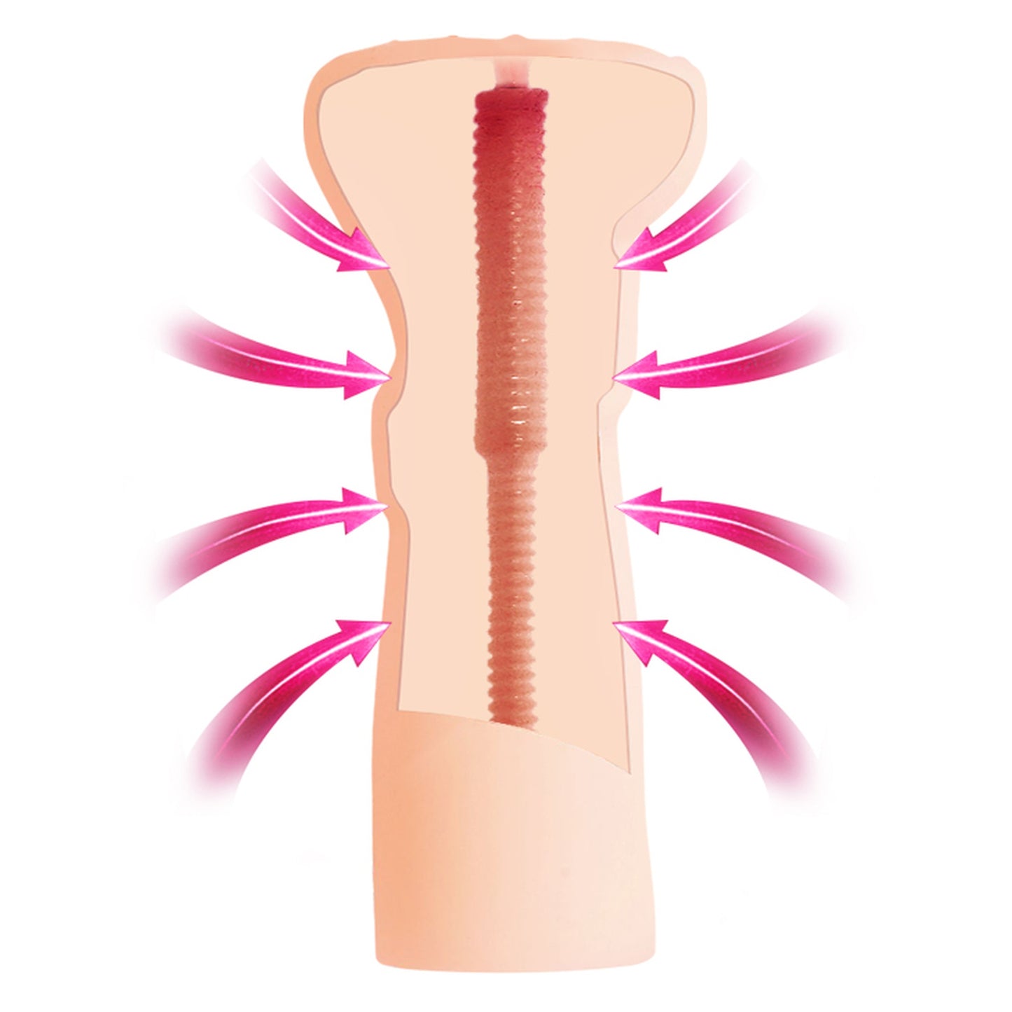 Baile - BM-009167 - Anal Honey Passion Lady 3D Maturbator - Length 132 MM Dia 46 MM