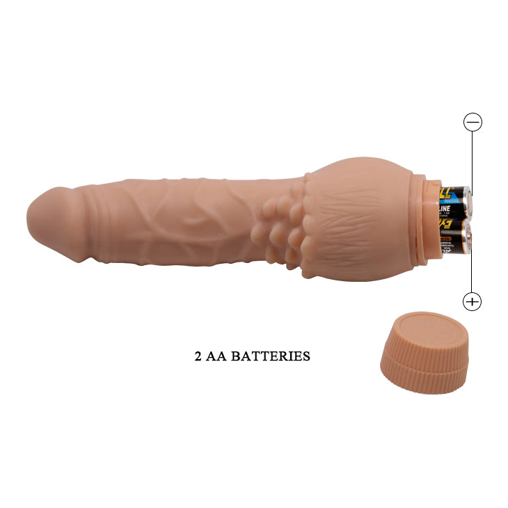 BAILE - Barbara Realistic Vibrator - Vibrating Soft Skin 19,5 cm 7.6 Inch