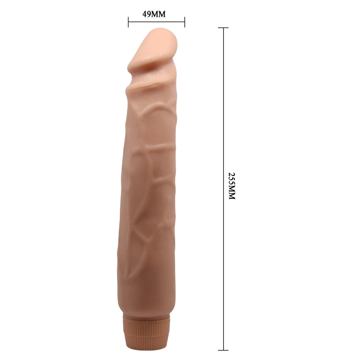 Baile - Barbara Realistic VIbrator 25,5 Cm / 10 Inch  - Dia 4,9 Cm