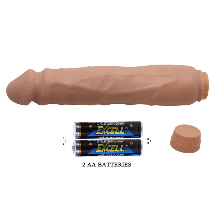 Baile - Barbara Realistic VIbrator 25,5 Cm / 10 Inch  - Dia 4,9 Cm