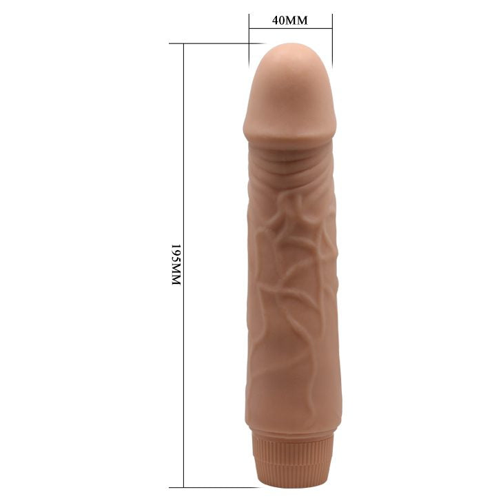 Baile - Barabara Realistic Vibrator Soft Skin - 19,5 Cm  Dia 4 Cm