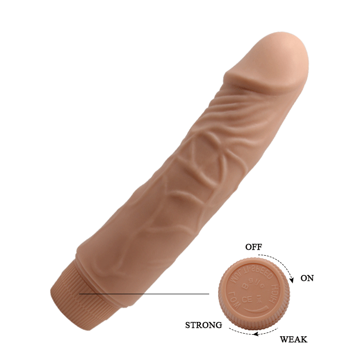 Baile - Barabara Realistic Vibrator Soft Skin - 19,5 Cm  Dia 4 Cm