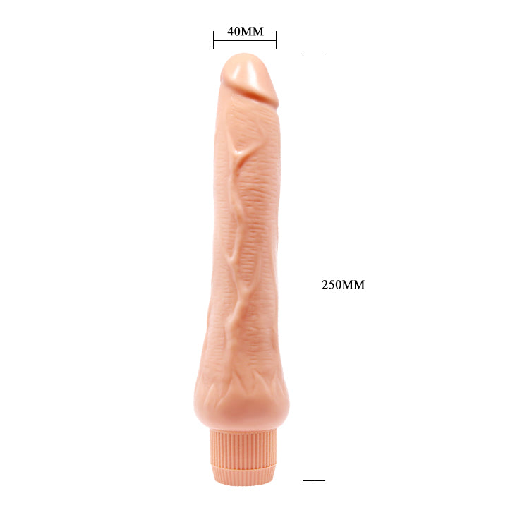 Baile - Barbara Realistic Soft Skin VIbrator  Extra Long 25 Cm 9.8 Inch
