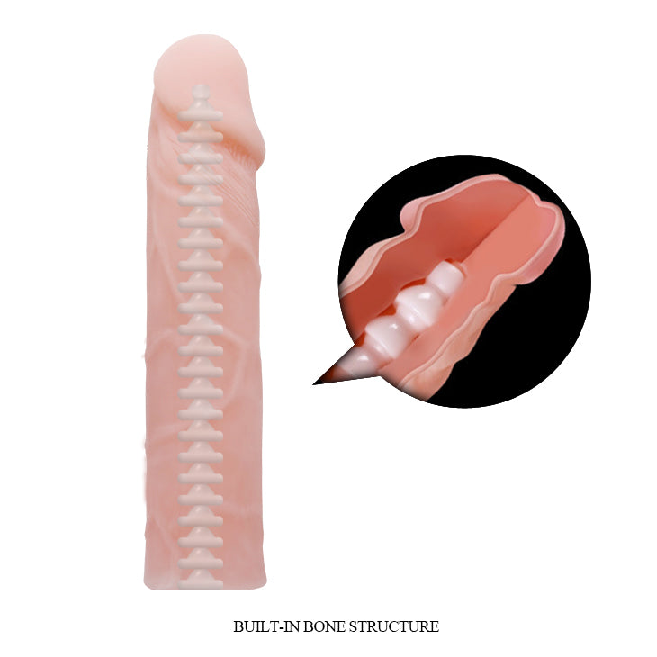 Baile - BW-007002G - Penis Sleeve Flesh 16,3 Cm Dia 3,8 Cm Inner - Extender