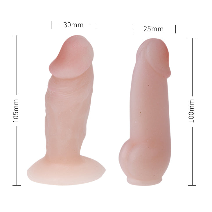 Baile Jessica Strap On Set 10,5 Cm Flexible Dildo Dia 2,5 Cm