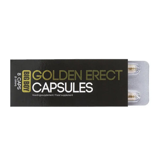 Big Boy – Golden Erect Capsules (8 stuks) - Erectiie pillen