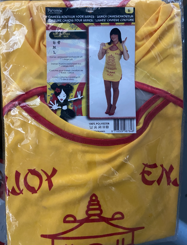 Roleplay Lingerie – Hot Chinese Girl Dress – Verleidelijke Oosterse Lingerieset – Maten S / M / L