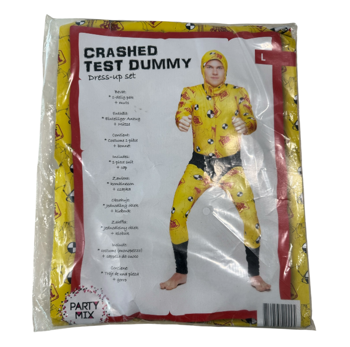 Role Play Male – Crash Test Hot Pilote Dummy Pak – Sexy Mannen Kostuum– Sizes M / L / XL