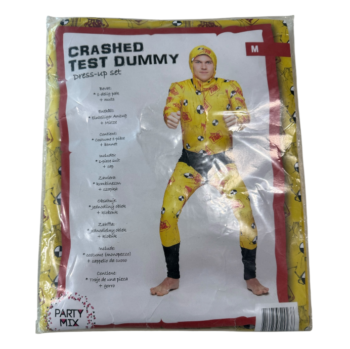 Role Play Male – Crash Test Hot Pilote Dummy Pak – Sexy Mannen Kostuum– Sizes M / L / XL