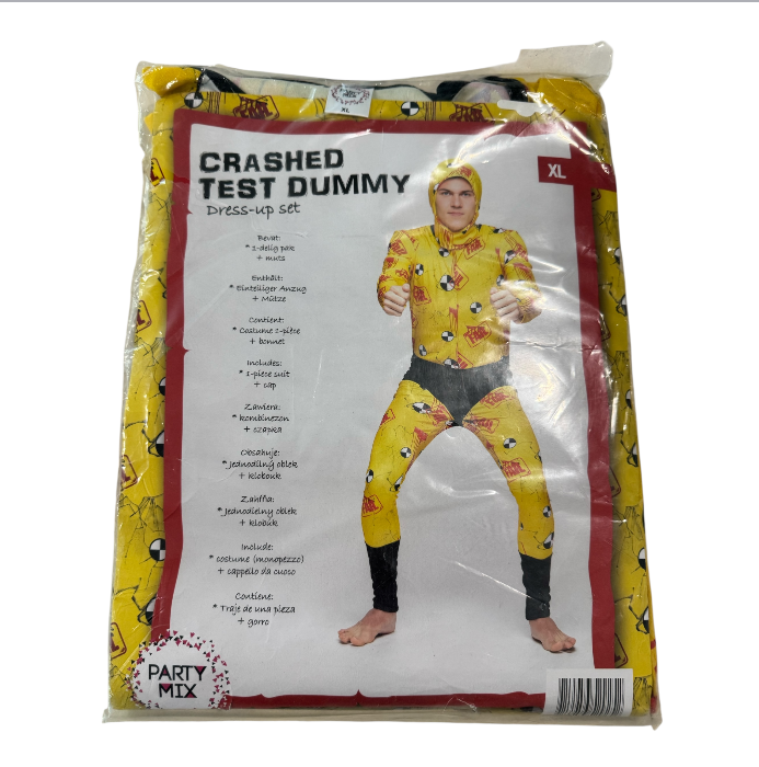 Role Play Male – Crash Test Hot Pilote Dummy Pak – Sexy Mannen Kostuum– Sizes M / L / XL