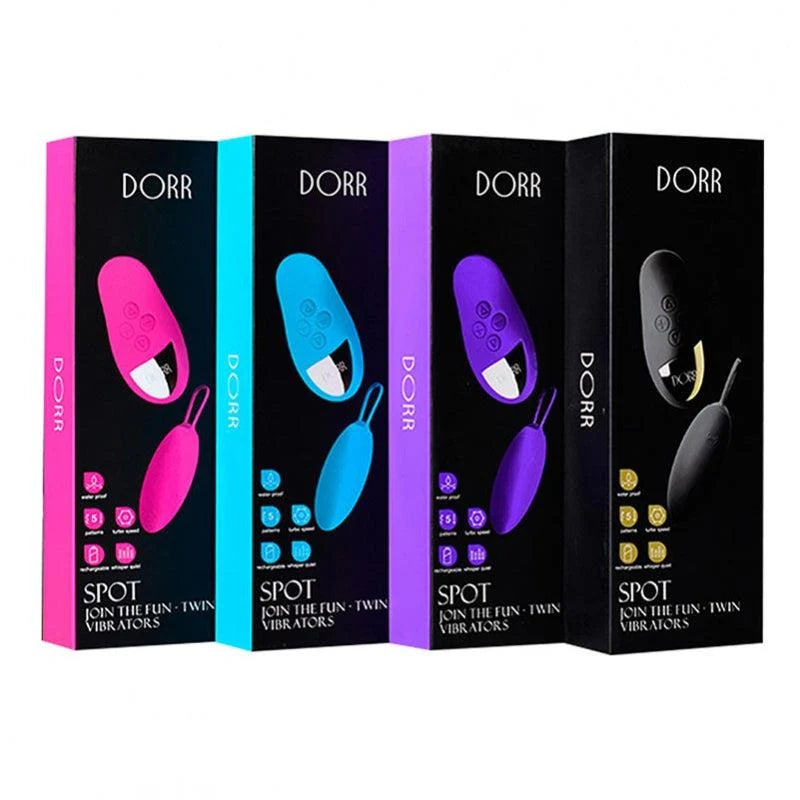 SPOT 2-in-1 Egg Vibrator & Oplegvibrator met Afstandsbediening – Paars