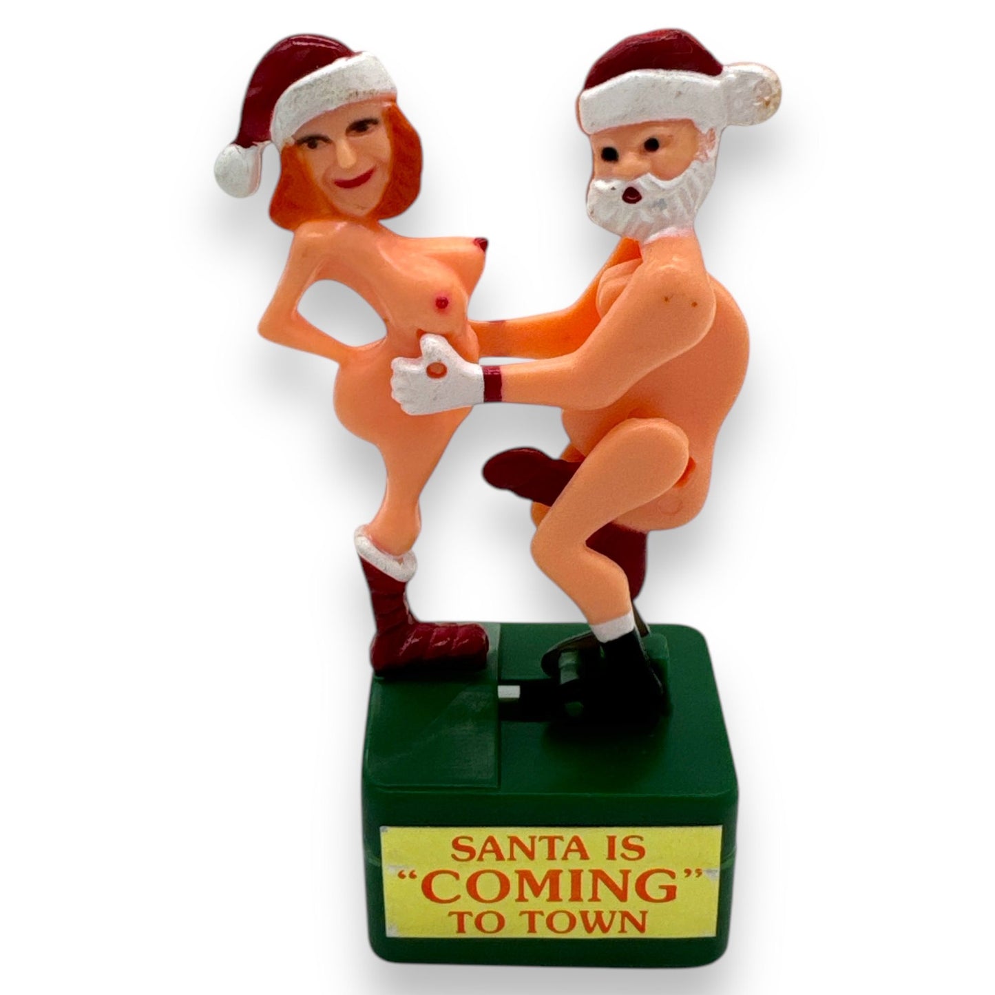 Kinky Pleasure - Grappige Wind-Up Kerstman "Santa Is Coming" - Ideaal Cadeau Onder de Kerstboom