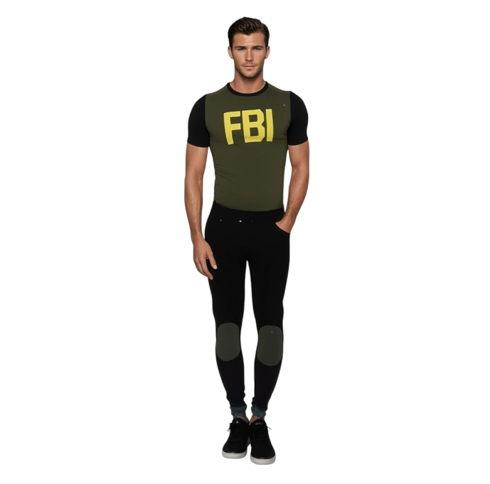 Verleidelijke FBI Roleplay Outfit – Neem de Leiding in Stijl | Shirt, Broek & Extra Pet - M / L / XL