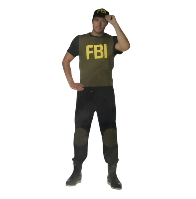 Verleidelijke FBI Roleplay Outfit – Neem de Leiding in Stijl | Shirt, Broek & Extra Pet - M / L / XL