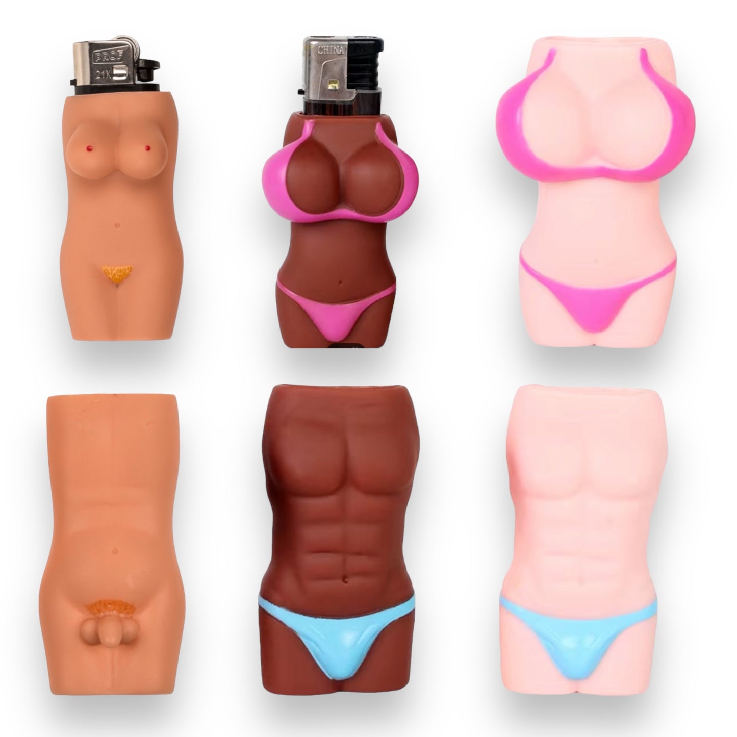 Kinky Pleasure - KP021 - Aansteker Sleeve Sexy Body Man Of Vrouw - 3 Kleuren - 6 Modellen