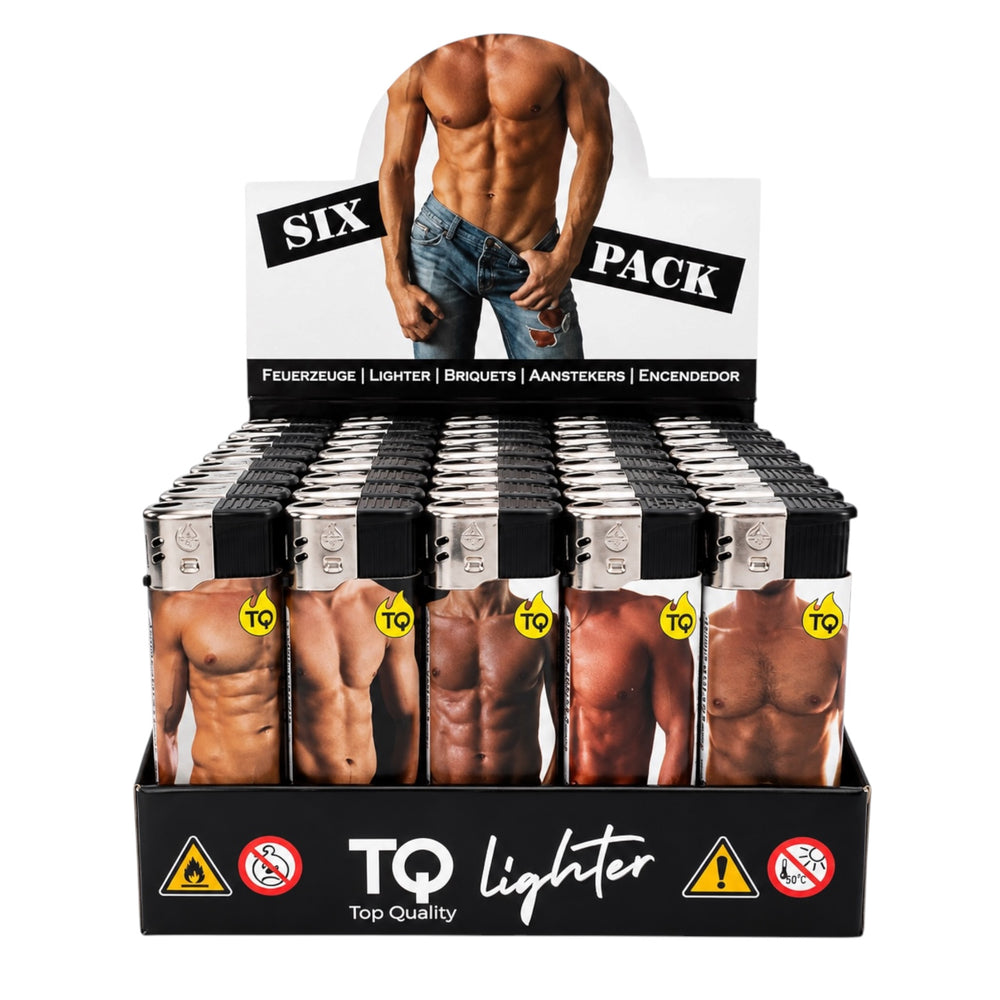 Aanstekers met Sexy Mannenlichaam – 50 Stuks – Assortiment