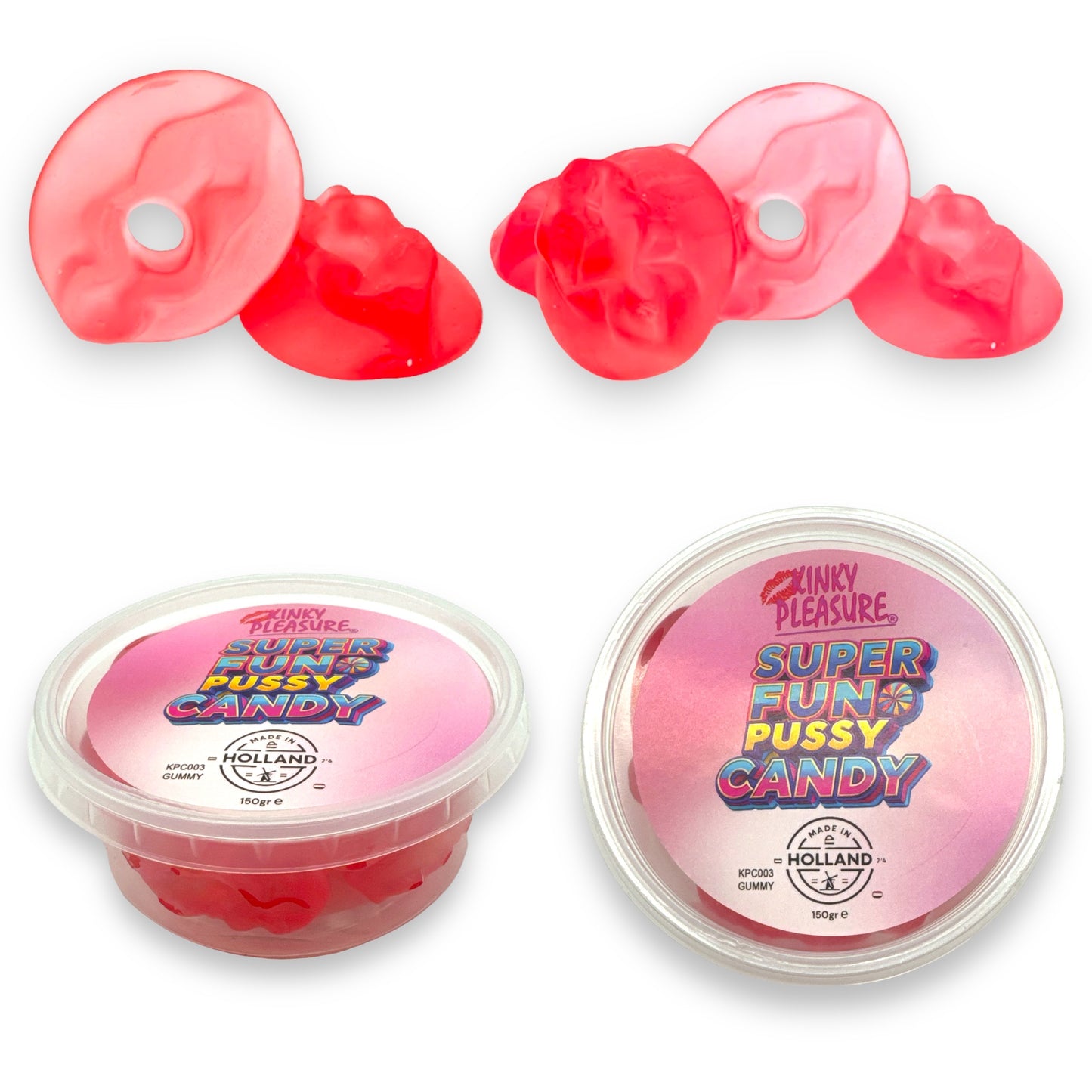 Kinky Pleasure - KPC003 - Super Fun Pussy Candy - Gummy - 150 grams