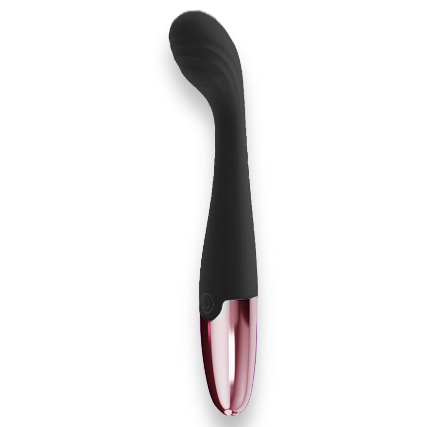 Power Escorts G Spot Princess Buigzame Vibrator - 18 Cm / 7 Inch Silicone Zwart