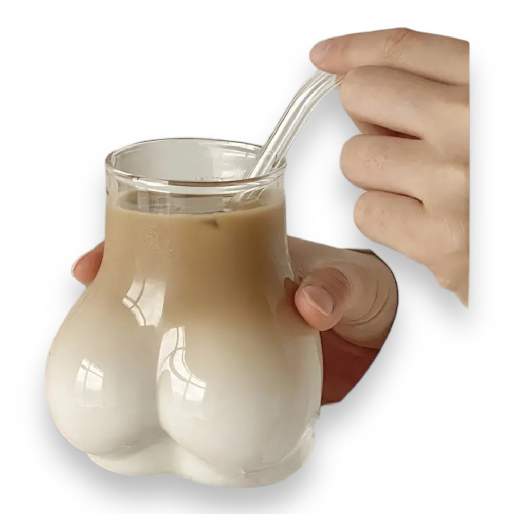 Sexy Booty Drinkglas – 450 ml – 6,5 × 11 cm