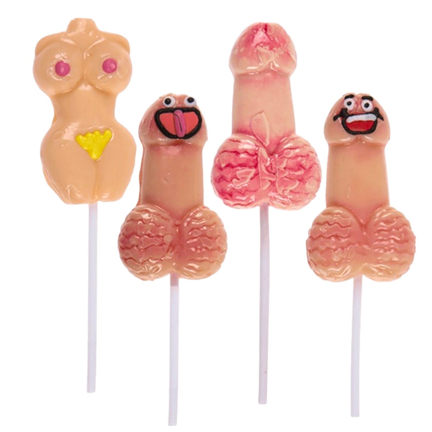 Penis Lolly - 4 Modellen - Speels en Verrukkelijk Snoepgoed