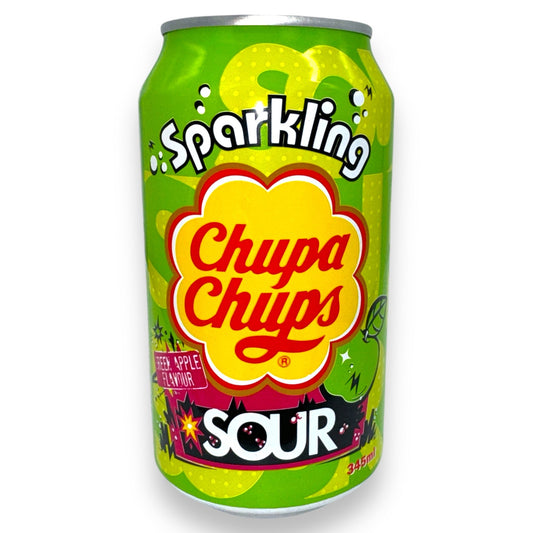 Kinky Pleasure - Chupa Chups Sprankelend Zuur Groene Appel Smaak - 345ml