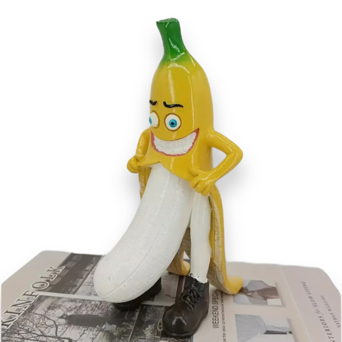 Kinky Pleasure - T112 - Sexy  Banana Man Standbeeld - 20x13x8,5cm