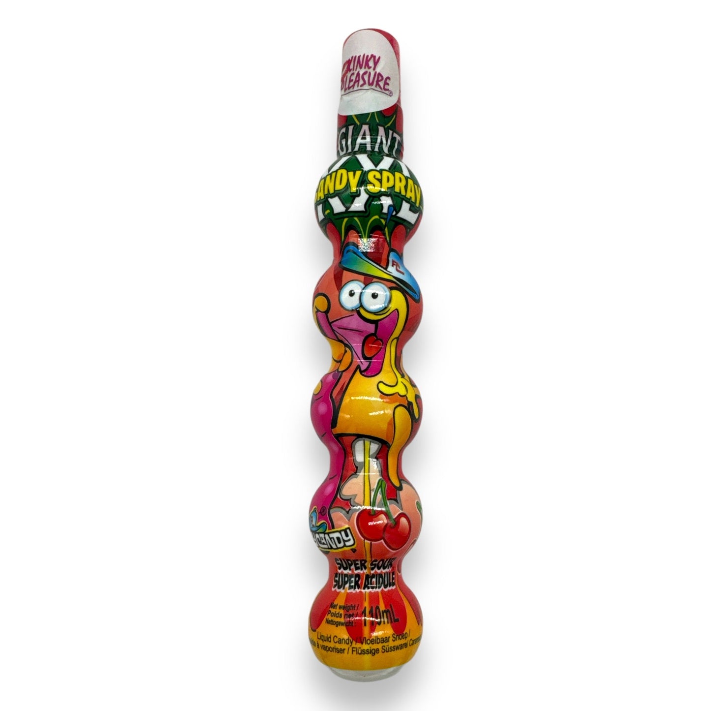 Kinky Pleasure - AC160 - Giant XXL Candy Spray - 16 Stuks Display - 4 Smaken