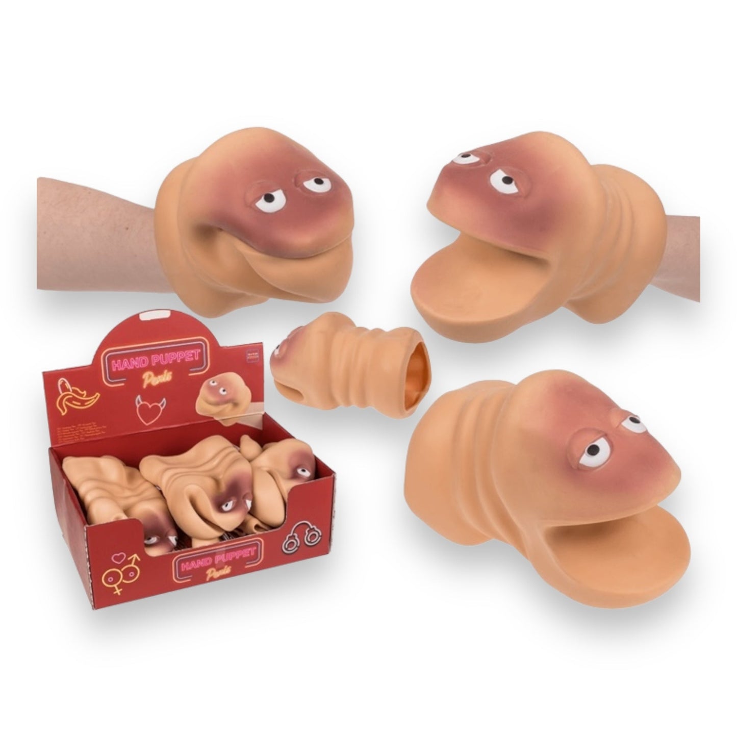 Penis Handpop - 16 x 9 cm - Speels en Vermakelijk Accessoire