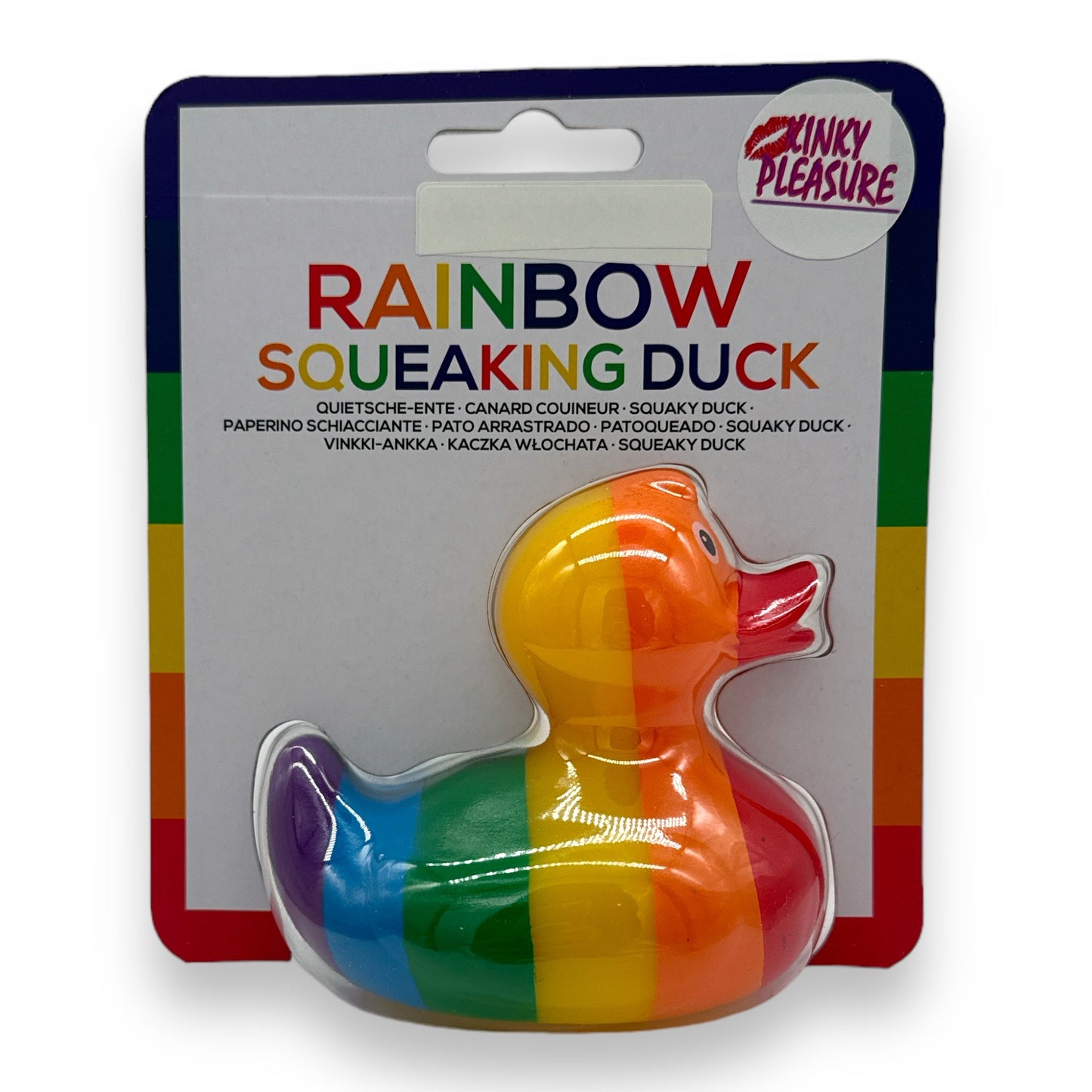 Regenboog Bad Eendje - 10 cm - Speels en Kleurrijk Badeendje voor de LGBTQ+ Gemeenschap