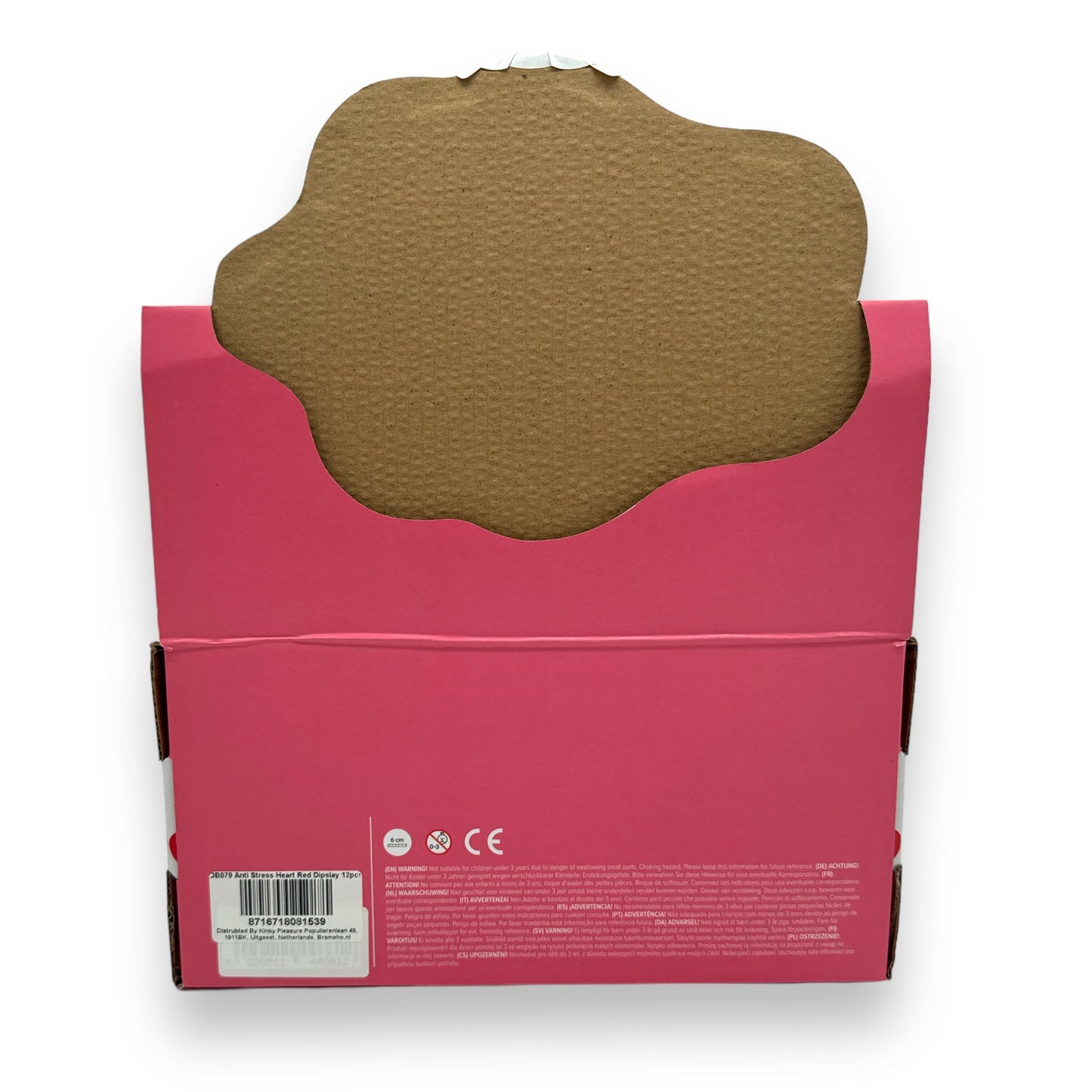 Stressballen in Hartvorm - Rood - Stressverlichting en Ergonomisch Ontwerp