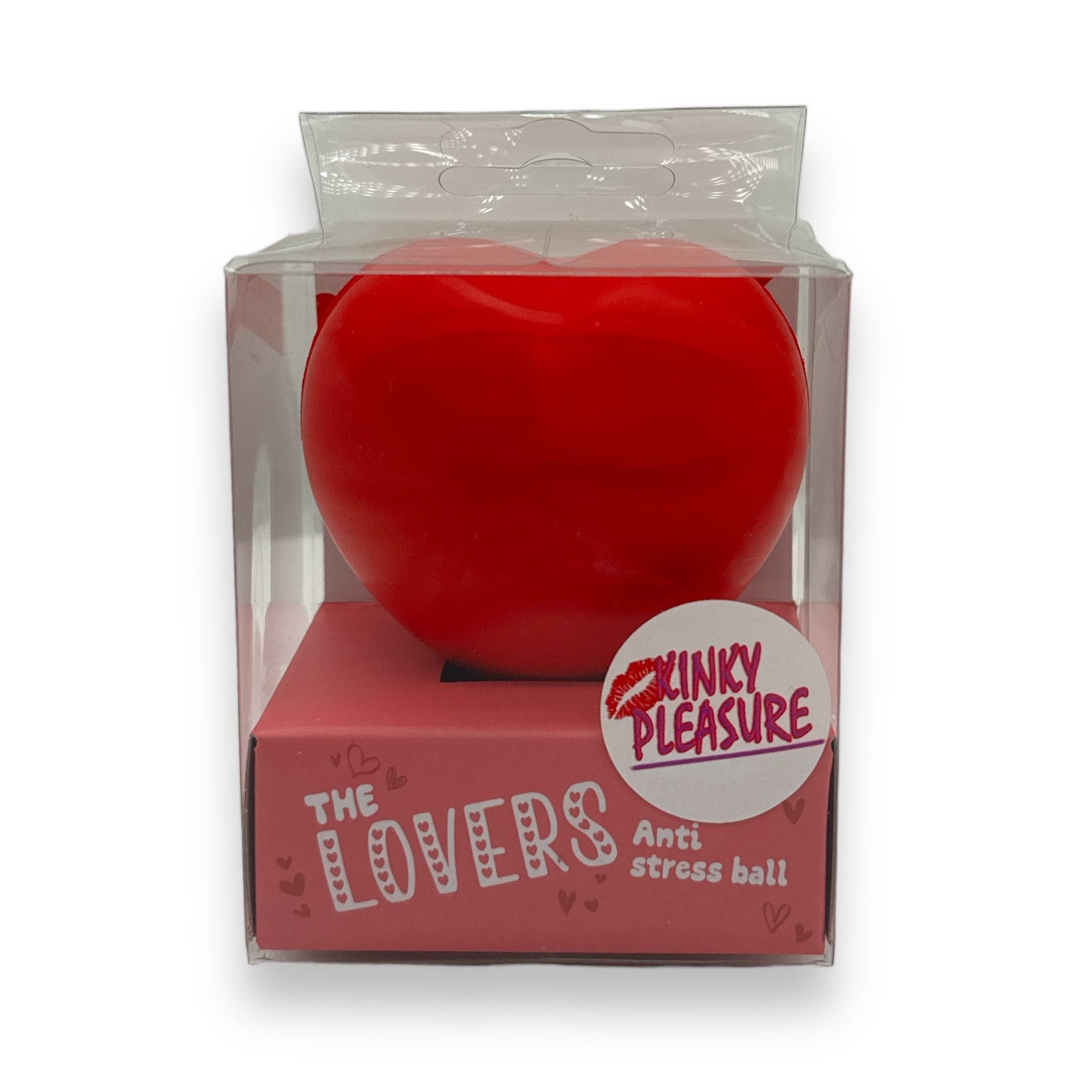 Stressballen in Hartvorm - Rood - Stressverlichting en Ergonomisch Ontwerp