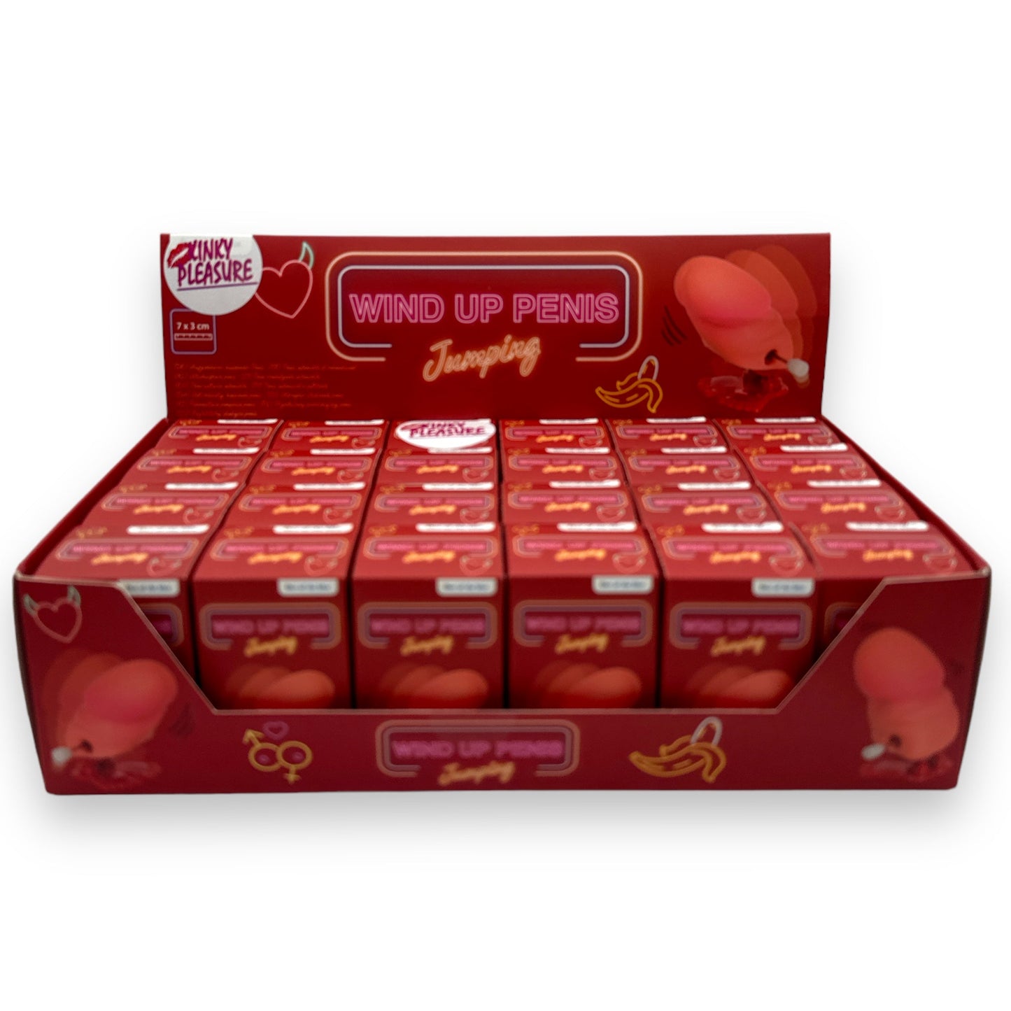 Opwindbare Penis - 7x3cm - Speelse Gadgets voor Volwassenen