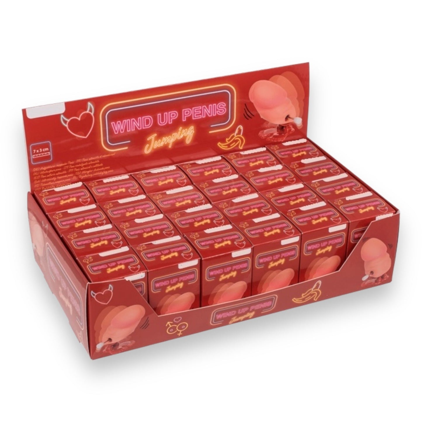 Opwindbare Penis - 7x3cm - Speelse Gadgets voor Volwassenen