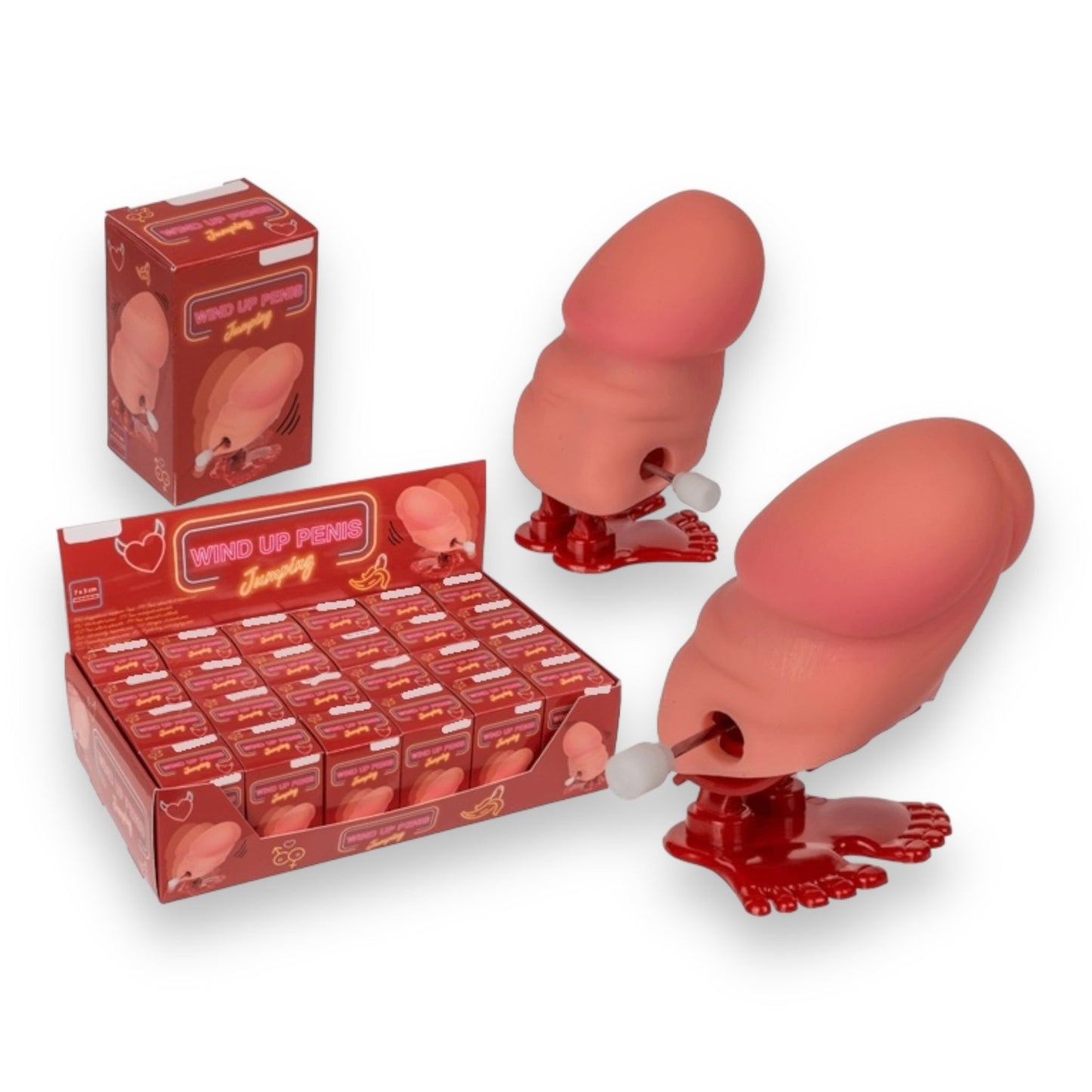 Opwindbare Penis - 7x3cm - Speelse Gadgets voor Volwassenen