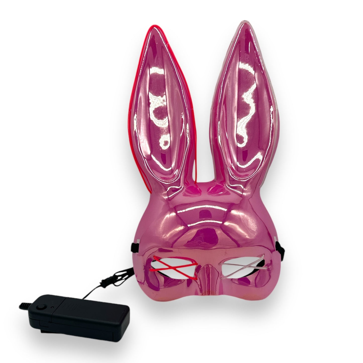 Kinky Pleasure - KP002 - Bunny Mask Deluxe - Met Lichten - 4 Kleuren