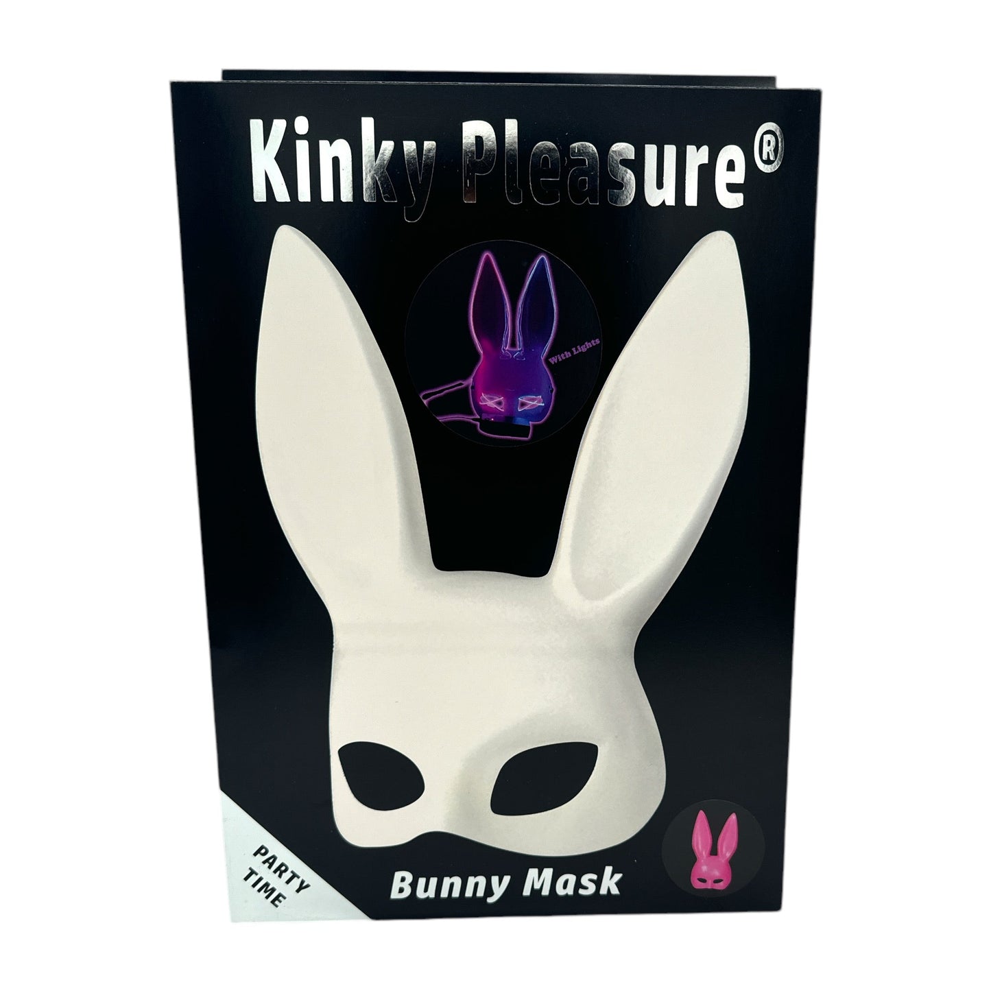 Kinky Pleasure - KP002 - Bunny Mask Deluxe - Met Lichten - 4 Kleuren