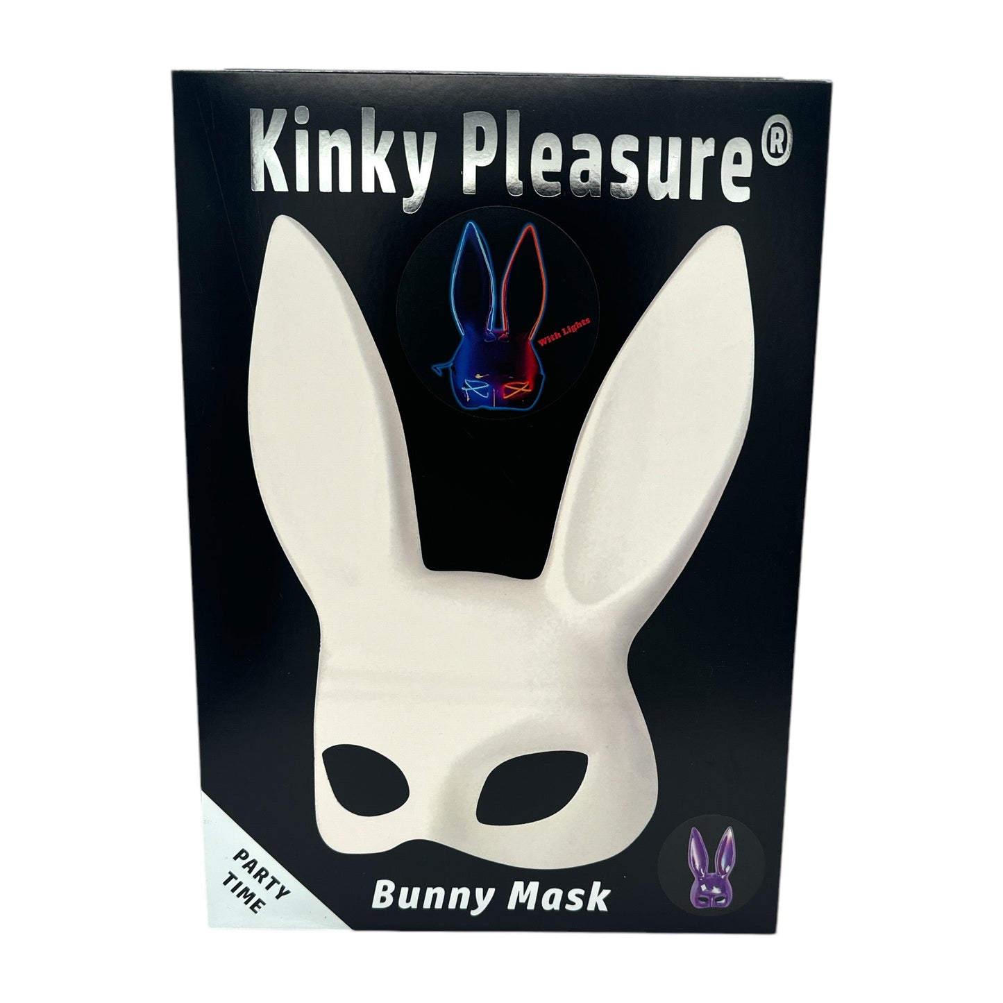 Kinky Pleasure - KP002 - Bunny Mask Deluxe - Met Lichten - 4 Kleuren