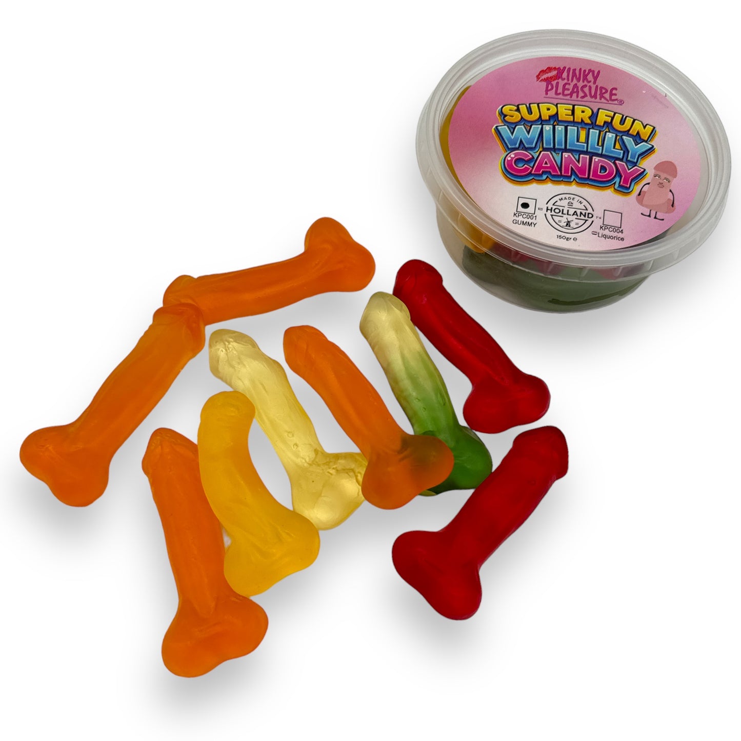 Kinky Pleasure - Super Fun Willy Candy - Gummy - 150 grams - kpc001