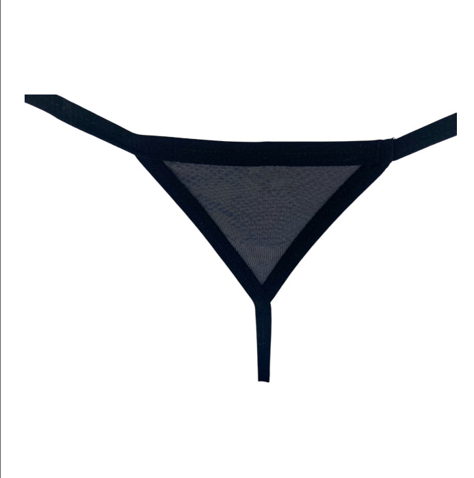 BodyQ Sexy Heren String – Grijs – Erotische Herenlingerie – Maten S t/m XL