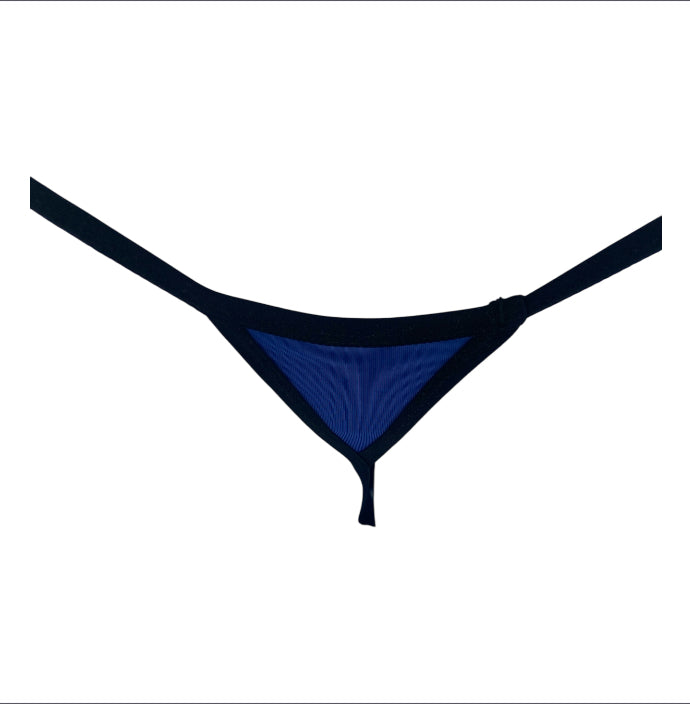 BodyQ Sexy Herenstring – Blauw – Erotische Herenlingerie – Maten S t/m XL